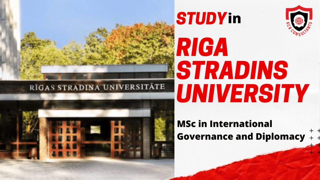 riga stradins university MSc in International Governance and Diplomacy