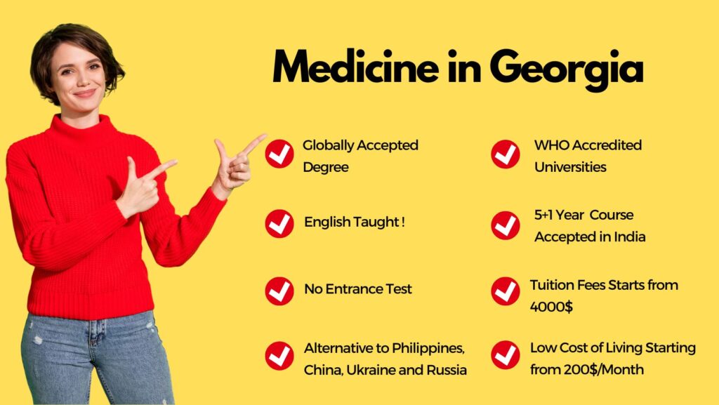 MBBS in Georgia Fees