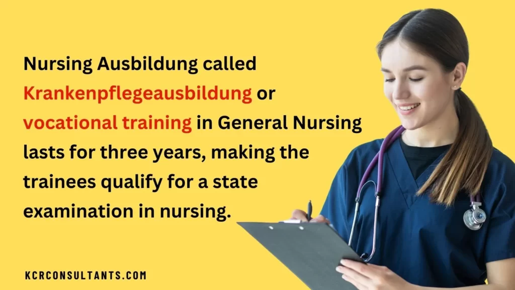 Requirements for an Ausbildung in Nursing in Germany