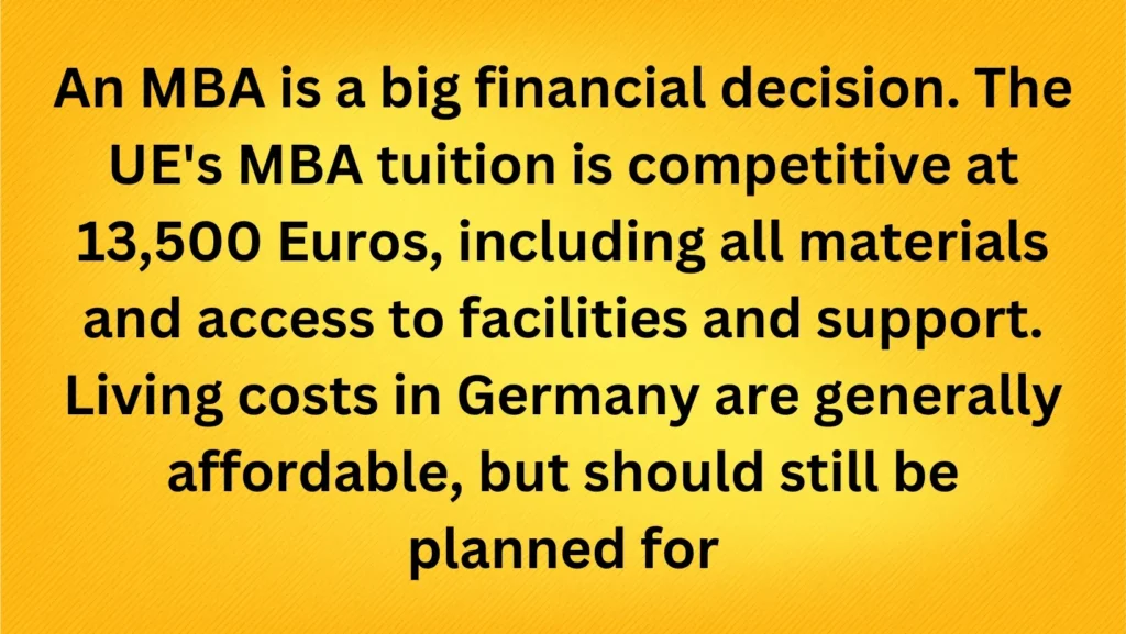MBA in Germany in English - University of Europe for Applied Sciences - KCR CONSULTANTS - Tuition fees & cost of living (1)