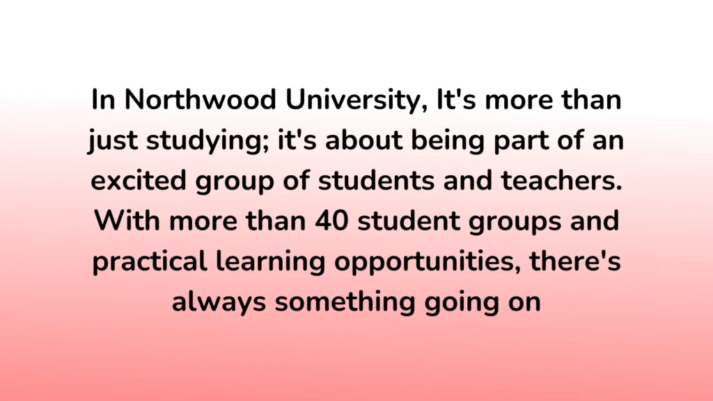 Northwood University - KCR CONSULTANTS - Learning experience
