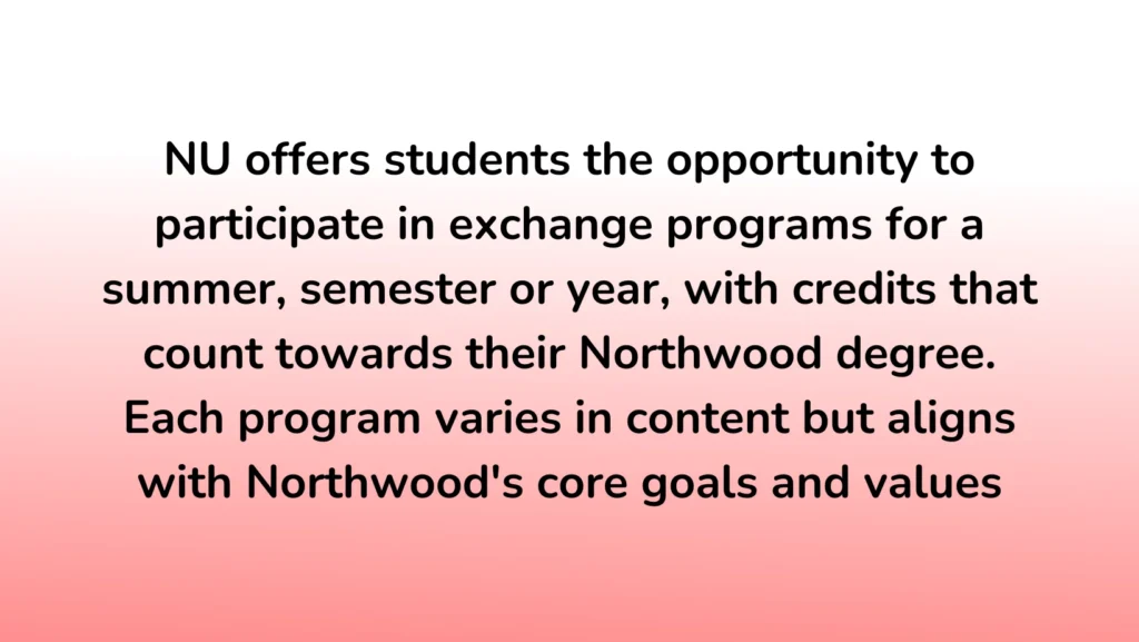 Northwood University - KCR CONSULTANTS - Student exchange program