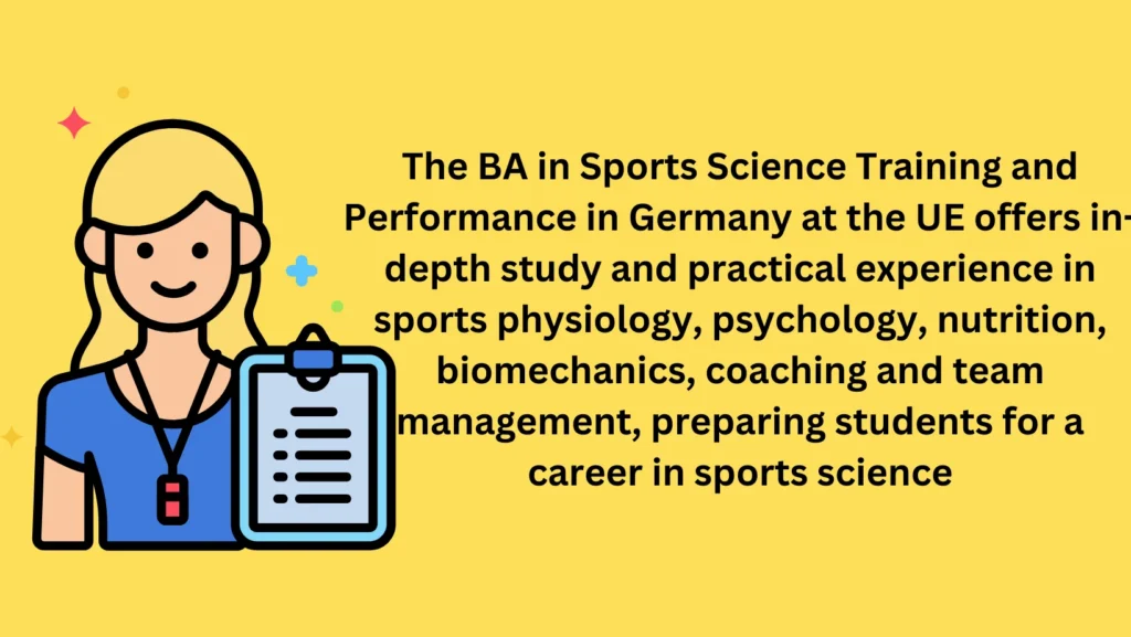 BA in Sports science training and Performance in Germany - University of Europe for Applied Sciences - KCR CONSULTANTS - Program overview - Course details