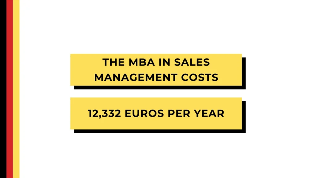 MBA in Sales Management in Germany - University of Europe for Applied Sciences - KCR CONSULTANTS - Tuition fees - Course fees