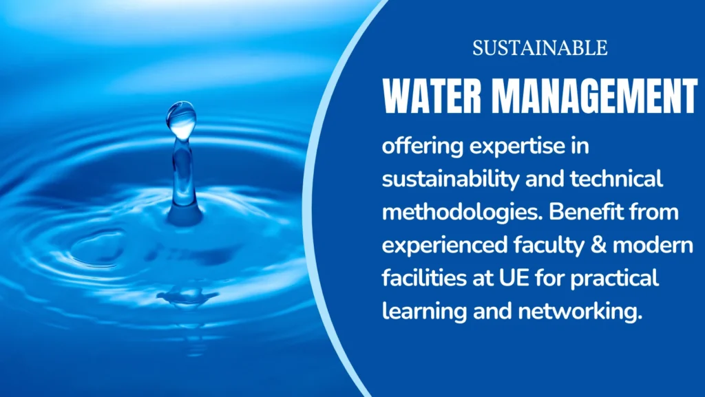 MBA in Sustainable Water Management in Germany - University of Europe for Applied Sciences - KCR CONSULTANTS - Program overview - Course details