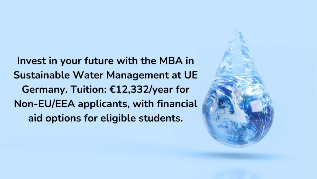 MBA in Sustainable Water Management in Germany - University of Europe for Applied Sciences - KCR CONSULTANTS - Tuition fees - Course fees (1)