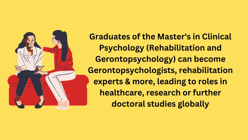 Master's in Clinical Psychology focusing on Rehabilitation and Gerontopsychology - University of Europe for Applied Sciences - KCR CONSULTANTS - Program overview - Course details