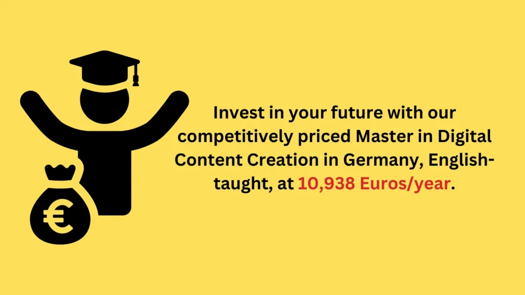 Masters in Digital Content Creation in Germany - University of Europe for Applied Sciences - KCR CONSULTANTS - Tuition fees - Course fees