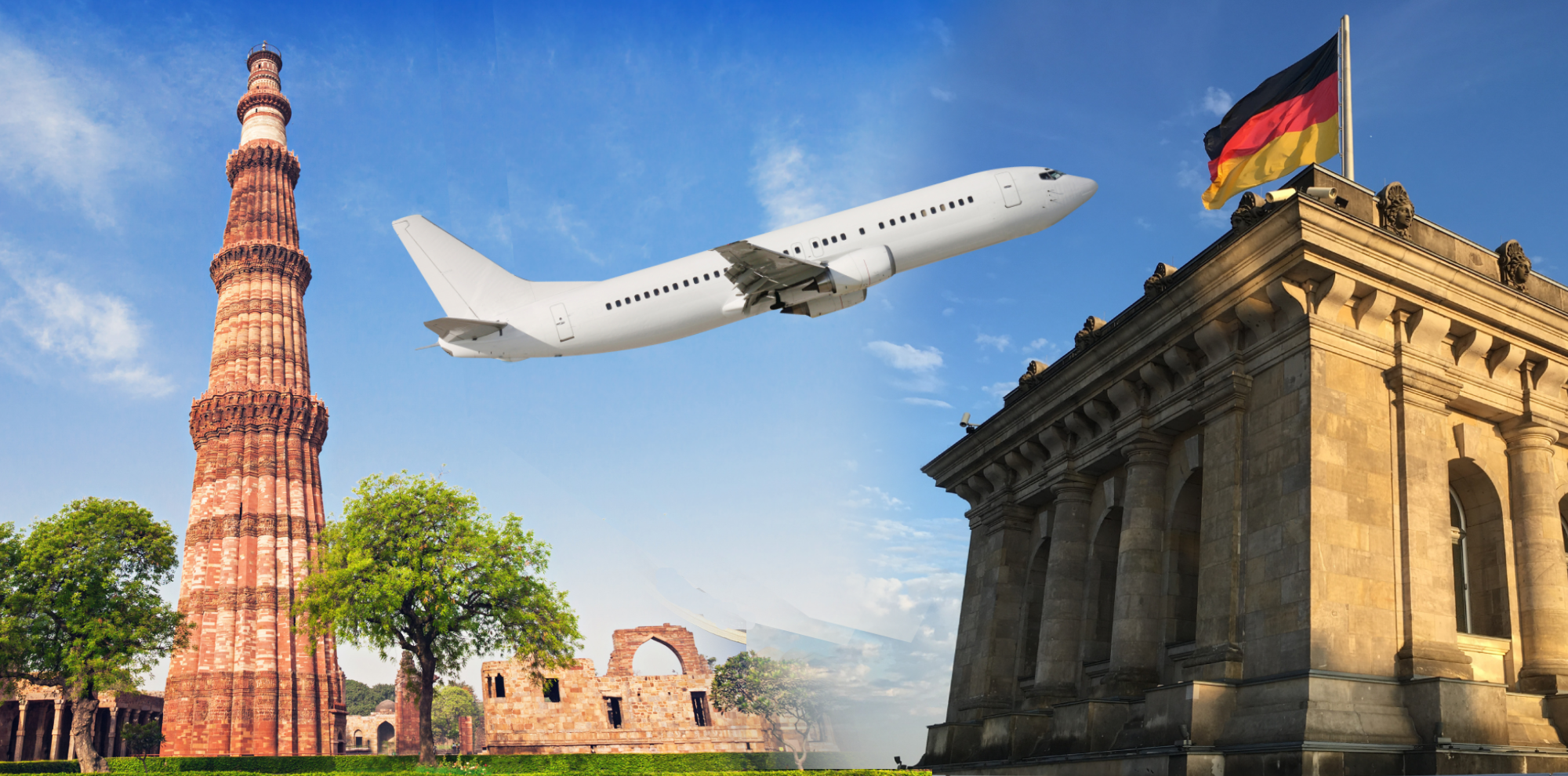 India to Germany flight